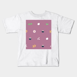 Tiny Sushi elements Kids T-Shirt